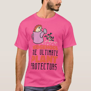 Gardening Hedgehog Planting Botany Garden  T-Shirt