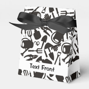 Gardening Icons Silhouettes Favour Box