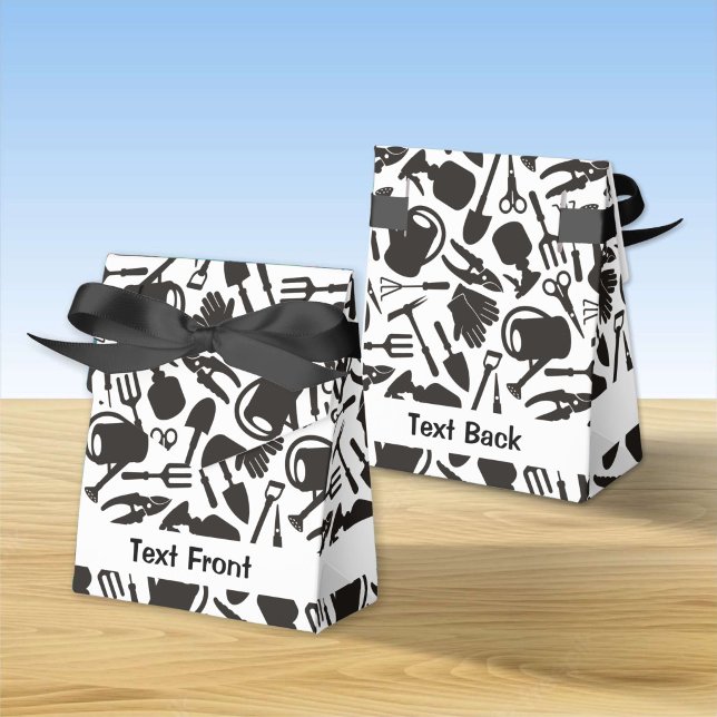 Gardening Icons Silhouettes Favour Box (Creator Uploaded)