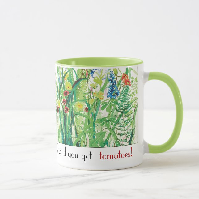 Gardening is Cheaper than Therapy mug (Right)