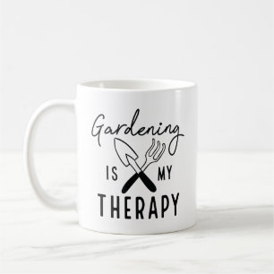 Gardening Is My Therapy Coffee Mug