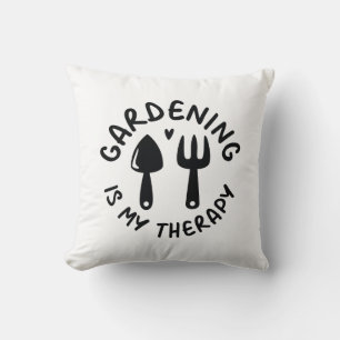 Gardening Is My Therapy Cushion