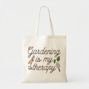 Gardening Is My Therapy Tote Bag