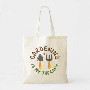 Gardening Is My Therapy Tote Bag