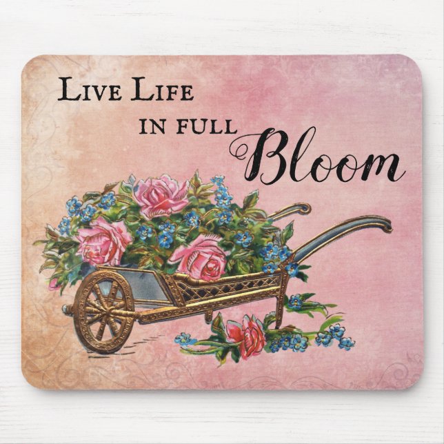 Gardening Joy Mouse Mat (Front)