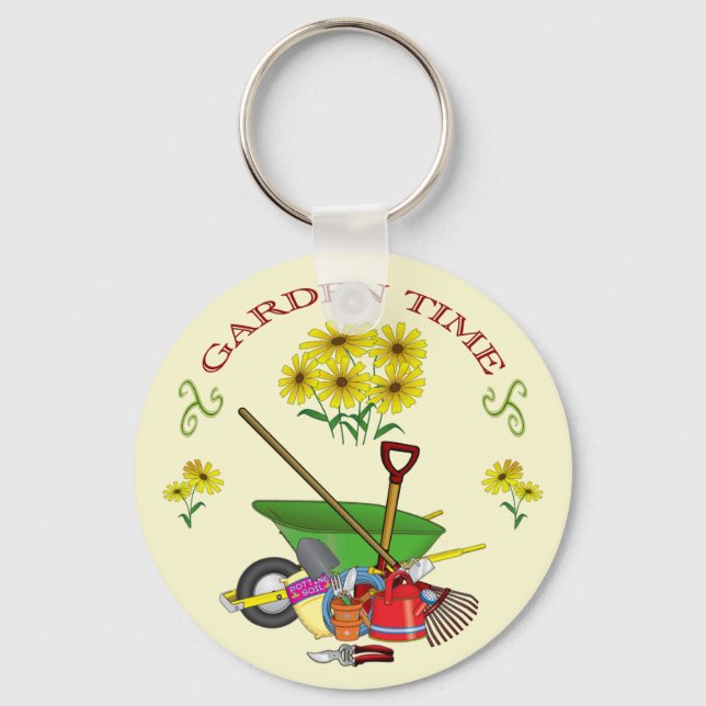 Gardening Key Ring (Front)