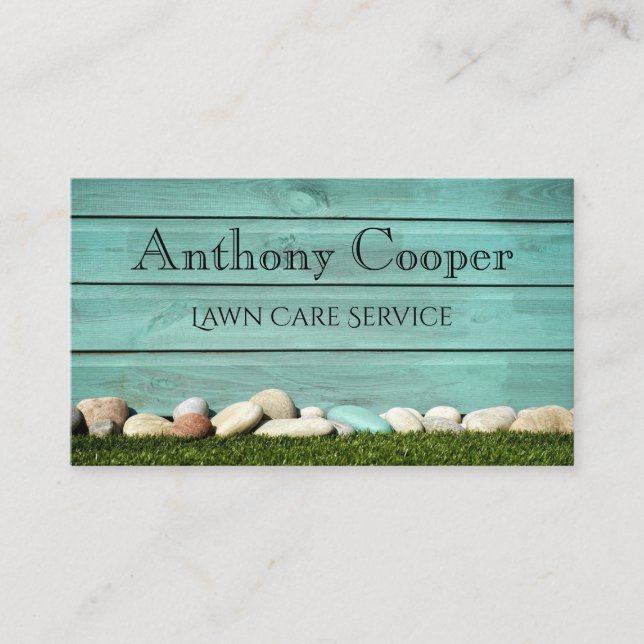 Gardening landscaping business card (Front)