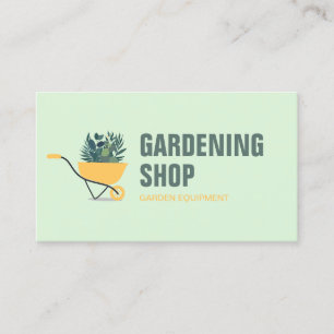 Gardening Lawn Care Grass Mower Business Card