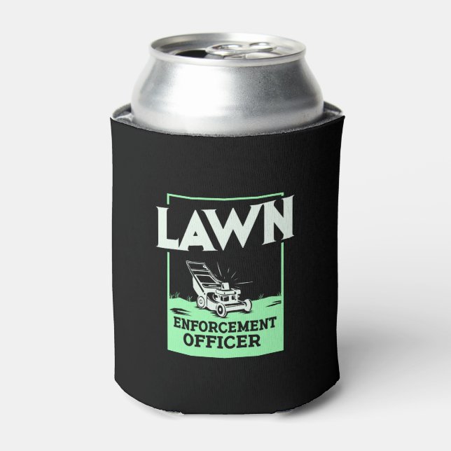Gardening Lawn Mower Gift Can Cooler (Can Front)