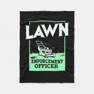 Gardening Lawn Mower Gift Fleece Blanket