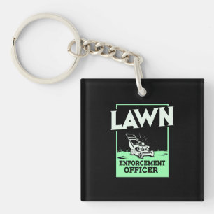 Gardening Lawn Mower Gift Key Ring