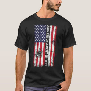 Gardening Lawn Mower Lawn Enforcement Officer T-Shirt