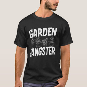 Gardening Lawn Mower Mowing Retro Vintage Garden G T-Shirt
