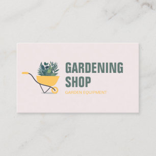 Gardening Lawn Service Grass Mower Business Card