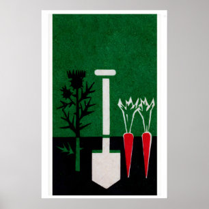 Gardening - Matchbox Print - Aesthetic Wall Art