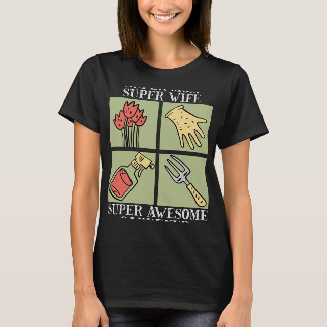 Gardening Mom Plant  Gardener Succulent Mothers Da T-Shirt (Front)