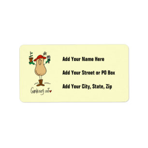 Gardening Nut T-shirts and Gifts Label