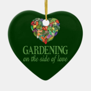 Gardening on the Side of Love Ceramic Tree Decoration