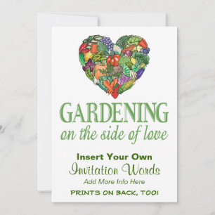 Gardening on the Side of Love Invitation