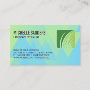 Gardening Outdoor Landscaping Care Business Card