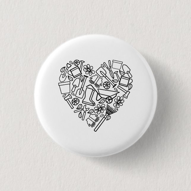 Gardening Plant Lover Garden Botanical Gardener 3 Cm Round Badge (Front)