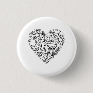 Gardening Plant Lover Garden Botanical Gardener 3 Cm Round Badge