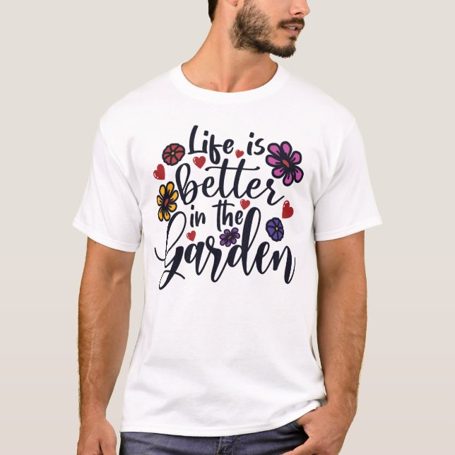 Gardening Plant Lover Garden Botanical Gardener T-Shirt (Front)