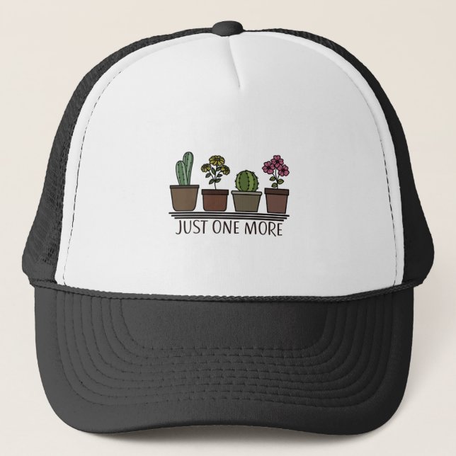 Gardening Plant Lover Garden Botanical Gardener Trucker Hat (Front)