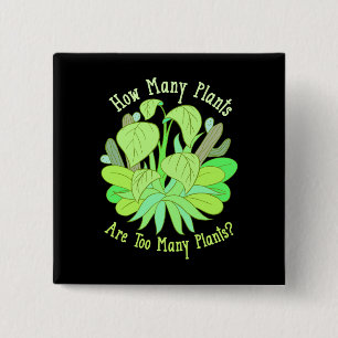 Gardening Plant Lover Gifts 15 Cm Square Badge