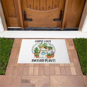 Gardening Planting Cat Oops I Got Another Plant Doormat