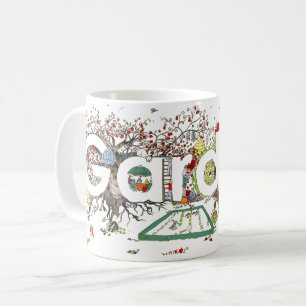 Gardening plants and Animals Personalised Coffee Mug