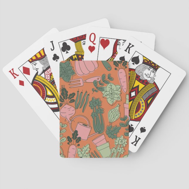 gardening playing cards (Back)