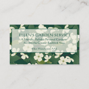 Gardening Service Business Card