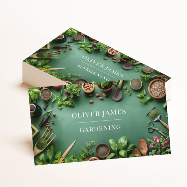 Gardening Services Business Card (Creator Uploaded)