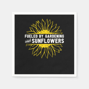 Gardening Sunflower Flowers Napkin