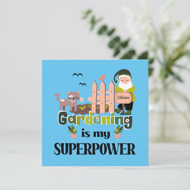 Gardening Superpower, Cute Gardener  (Standing Front)
