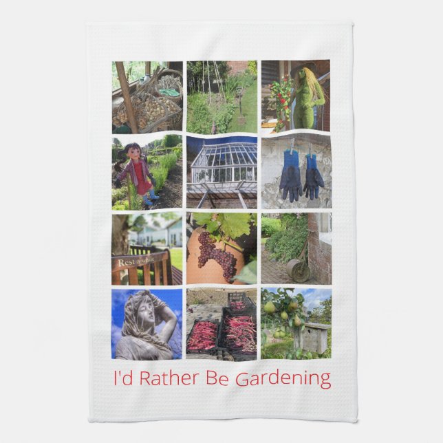 Gardening Tea Towel (Vertical)