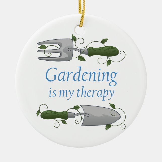 Gardening Therapy Ceramic Tree Decoration (Front)