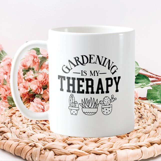 Gardening Therapy Coffee Mug (Creator Uploaded)