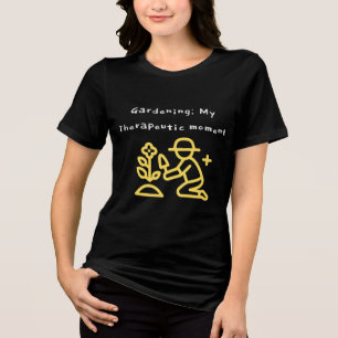 Gardening Therapy Tri-Blend Shirt