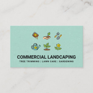 Gardening Tools Business Card