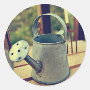 Gardening Tools Classic Round Sticker