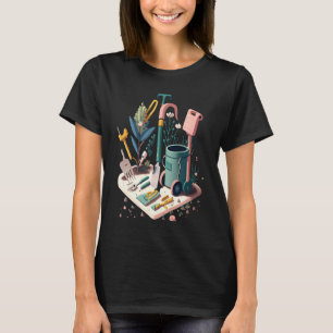 Gardening Tools Collector Pop Gardener Mom T-Shirt