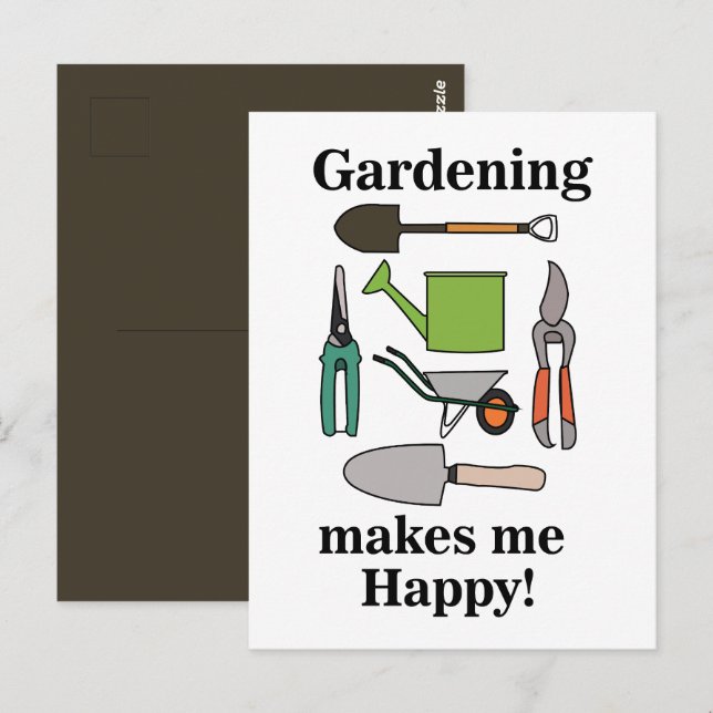Gardening Tools Gardening  Postcard (Front/Back)