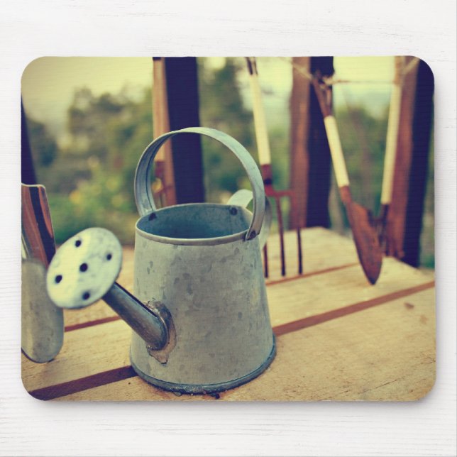 Gardening Tools Mouse Mat (Front)