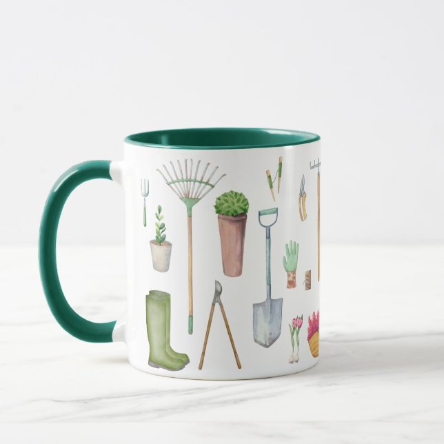 Gardening Tools  Mug (Left)