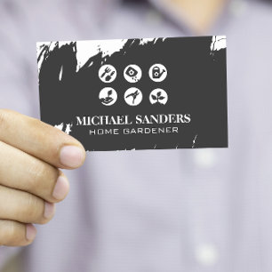 Gardening Tools   Outdoor Landscaping Business Card
