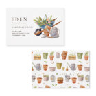 Gardening Tools Watercolor Business Card