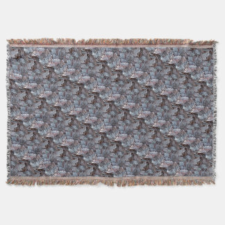 GardenLeavesThrow Blanket