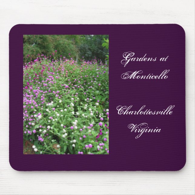 Gardens at Monticello Mouse Mat (Front)